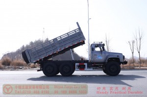 Dongfeng 190 hp 6*6 dump truck–6WD3.5 tons off-road truck–Off-road cargo truck for export