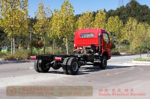 Dongfeng 4*2 light truck off-road special chassis – 160 hp small truck chassis – Dongfeng small micro truck customized export chassis manufacturers