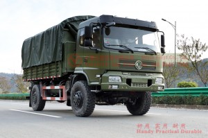 Dongfeng 4 Drive Off-Road Flat Head Dump Truck