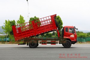 Dongfeng 4×2 Cage-Type Dump Truck–Dongfeng 210 HP Off-road Truck–Dongfeng Flathead 4*2 Dump Truck–Off-road Truck Export Manufacturer