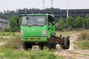 Dongfeng 4*4 flathead off-road truck–170hp diesel off-road truck–Custom Chassis Export Manufacturer