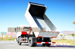 Dongfeng 4*2 ລົດບັນທຸກຫົວຮາບພຽງສີຂາວ ສີ Off-road