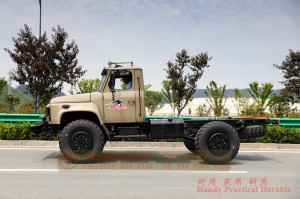 4×4 pointed EQ2070 upgraded chassis – new 4WD 140 double axle off-road special truck – all-wheel-drive 190 hp cargo transportation manufacturer