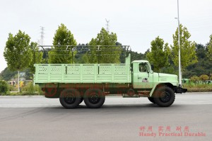 Dongfeng 6*6 Long Head Off-Road Truck – Reinforced Off-Road Transporter for Export – 6*6 Off-Road Truck with Canopy Pole Addition