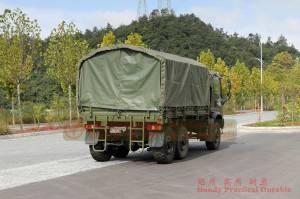 Dongfeng 6*6 flathead off-road truck–EQ2082 diesel off-road truck–Dongfeng 240 civilian off-road transporter exported