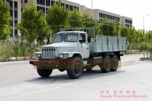 Dongfeng 6*6 Long Head Off-Road Truck – Reinforced Off-Road Transporter for Export – 6*6 Off-Road Truck with Canopy Pole Addition