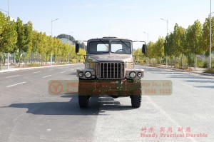 Dongfeng အရှည်နှစ်ထပ်မှန်နှစ်ထပ်ဒီဇယ်ထရပ်ကားကိုယ်ထည်-EQ240 လေးတန်အရပ်သားလမ်းကြမ်းထရပ်ကားကိုယ်ထည်-EQ2082 ညွှန်ပြထားသော Y25 လမ်းကြမ်းတပ်သားများတင်ဆောင်သည့်ယာဉ်ကိုယ်ထည်