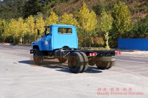 Customized Dongfeng 4*2 light truck tip off-road chassis–116 HP small truck chassis–Dongfeng EQ3092 light micro truck chassis conversion