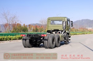 Dongfeng 6×4 off-road dump truck chassis– Dongfeng six-wheel drive 210 hp off-road vehicle chassis–Dongfeng flathead row half off-road special vehicle chassis