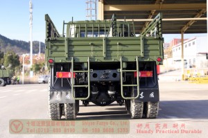 Dongfeng 210hp 6*4 off-road truck –Dongfeng one and a half row cab off-road truck–Dongfeng manual eight speed off-road truck
