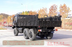 EQ2102 Dongfeng 6*6 รถบรรทุกกึ่งออฟโรด–3.5T Flatheadดีเซลรถบรรทุกออฟโรดพร้อมถัง–Dongfeng 6*6 ทหารขนส่งรุ่นพลเรือนเพื่อการส่งออก