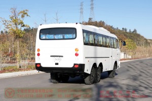 Dongfeng 8-meter bus–Dongfeng 6*6 bus–190 hp city commuter bus–Dongfeng 30-seat bus