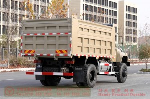 Flathead one and a half row 240 hp Truck–Dongfeng 4*4 rear ຢາງດຽວ off-road Truck–Twin-axle off-road ຜູ້ຜະລິດແປງ