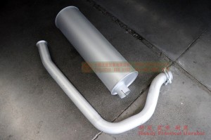 Dongfeng Six Drive EQ2100 Off-road Truck Muffler Assembly