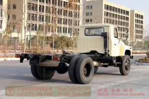 东风 4*4 米白色尖头货运底盘 – 东风 170 马力越野卡车底盘 – 东风货车出口制造商