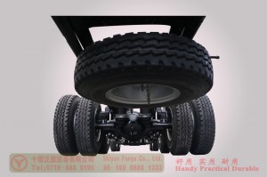 Dongfeng 8*4 Type Three Chassis–420 hp Cargo Truck Chassis Conversion Manufacturer–Export Special Purpose Vehicle Chassis