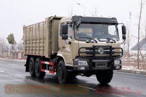 东风 6*6 平头自卸车 – 210 马力托盘升高卡车 – 东风越野卡车出口制造商