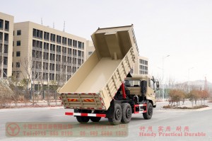 东风 6WD 平头自卸车–东风 210 马力卡车–东风越野卡车出口制造商