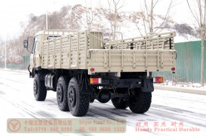 EQ2102 Dongfeng six-wheel-drive one-and-a half row off-road truck–3.5-ton flathead diesel off-road vehicle–Dongfeng 6*6 off-road truck for exports
