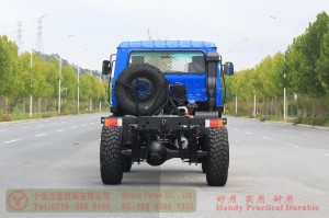 Dongfeng EQ2070 Four-Wheel Drive Chassis — 190 Horsepower Cargo Chassis for Export — Manufacturer of Export-Ready Chassis for Customisation