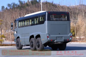 Dongfeng 6*6 bus–Weichai 340hp bus–27-seater medium bus–Dongfeng 8m bus