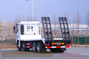 Dongfeng 500hp flatbed truck–Dongfeng 8*4 flatbed truck–Dongfeng 10-meter flatbed truck