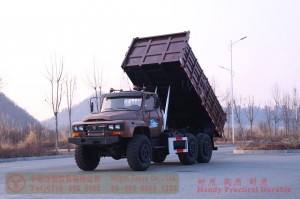 190 hp 6*6 dump truck–6WD3.5 tons off-road truck–Off-road cargo truck for export
