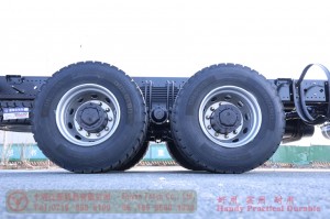 Dongfeng 8*4 flatbed truck chassis–Dongfeng 10 meters flatbed truck chassis–30 tons of special truck chassis conversion