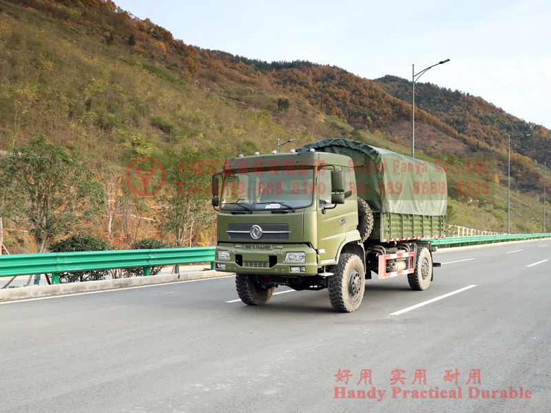 The Introduction of the Switches in the Cabin of Dongfeng Four Drive Flat Head Dump Truck Video