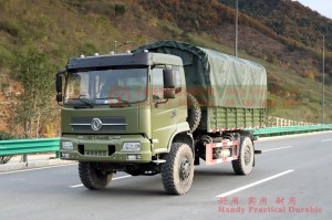Dongfeng 4 Drive Off-Road Flat Head Dump Truck