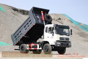 Dongfeng Flathead 4*2 Dump Truck–Dongfeng 210 HP Off-road Truck–Off-road Truck Export Manufacturer