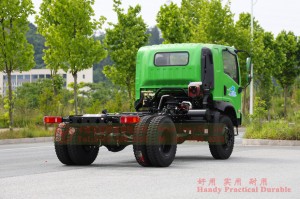 Dongfeng 4*4 flathead off-road truck–170hp diesel off-road truck–Custom Chassis Export Manufacturer