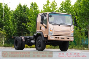 Dongfeng 4*4 flathead off-road truck Chassis–170hp diesel off-road truck Chassis–Custom Chassis Export Manufacturer