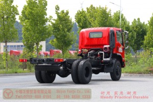 Dongfeng 4*4 flathead Fire truck Chassis–170hp diesel off-road truck Chassis–Custom Chassis Export Manufacturer