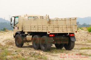 Dongfeng 6*6 flathead off-road truck–EQ2082 diesel off-road truck–Dongfeng 240 civilian off-road transporter exported