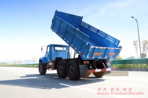 Dongfeng Six Drive Long-head Single Row Dump Truck