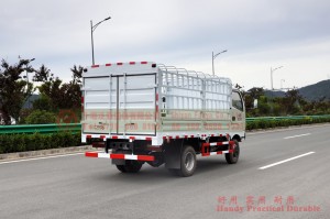 东风四轮驱动轻型3.8m围栏–卡车_4×4小型柴油仓储车