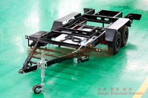 Dual Axle Independent Suspension Trailer RV Chassis– Customized Loading Drone Trailer Chassis–Australian Imported Electric Brake ການ​ແປງ​ຕົວ​ລົດ​ຕິດ​ແບບ​ພິ​ເສດ​ສຳລັບ​ລົດຈັກ