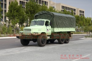 Dongfeng Six-wheel-drive Long Head Off-road Truck–EQ2100 Enhanced Off-road Transportation Truck for Export–Six-wheel-drive Off-road Truck with Canopy Attachment