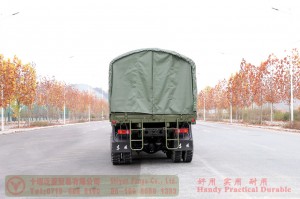 รถบรรทุกออฟโรด Dongfeng 210 แรงม้าพร้อมผ้าใบกันน้ำ – รถบรรทุกกึ่งรถแท็กซี่ Dongfeng – ผู้ผลิตส่งออกรถบรรทุกนอกถนน Dongfeng