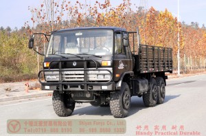 190 HP Flathead Diesel Off-road Truck–Dongfeng 6*6 Troop Carrier for civilian export–EQ2102 Dongfeng 6-wheel-drive Semi-Off-road Truck