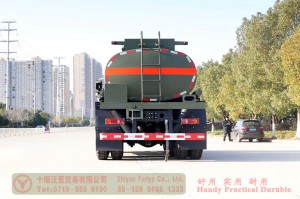 Dongfeng 10 cubic meters tanker–6*4 tanker type transportation truck–Dongfeng cross-country tanker truck exports