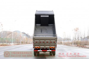 Flathead one and a half row 240 hp Dump Truck–Dongfeng 4*4 rear single tire off-road Truck–Twin-axle off-road truck conversion manufacturers