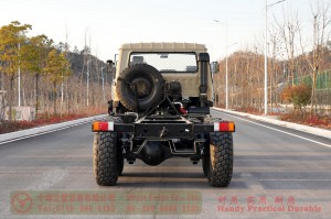 190马力东风6WD EQ2102底盘–246越野专用底盘–6*6运兵车出口制造商