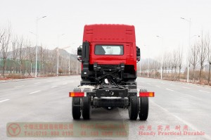 东风 4*2 越野卡车底盘 – 290 马力 天津 KR 平头高顶双卧室驾驶室货车底盘改装制造商 – 出口专用汽车底盘
