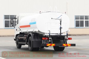 Dongfeng 4*2 sprinkler truck – 12 square volume green sprinkler truck – 210 hp water tanker truck production and export manufacturers