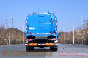 15 square volume green sprinkler truck – Dongfeng 4*2 sprinkler truck – 200 hp water tanker truck production and export manufacturers