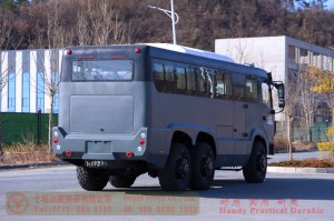 Dongfeng 6*6 bus–Weichai 340hp bus–27-seater medium bus–Dongfeng 8m bus