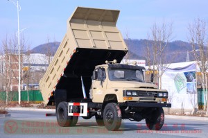 Dongfeng 4*4 Pointed Cargo Truck–Dongfeng 170 HP Off-road Dump Truck –Dongfeng Cargo Truck Export Manufacturer