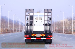 Dongfeng 500hp flatbed truck–Dongfeng 8*4 flatbed truck–Dongfeng 10-meter flatbed truck